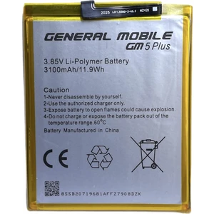 Talipgsm General Mobile Gm5 Plus Batarya 3100MAH Pil