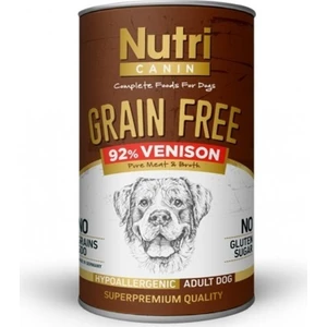 Nutri Canin Nutri Canine Tahılsız Geyik Etli Patatesli Köpek Konservesi 400 gr