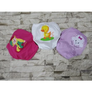 Poope's 3'lü Kız Çocuk Sızdırmaz Alıştırma Külodu