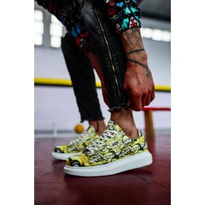 Imershoes Digital Baskı Erkek Sneaker Spor Ayakkabı Yüksek Taban