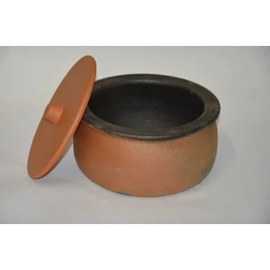 El Yapımı Toprak Güveç Çifte Yanmış 22 Cm.