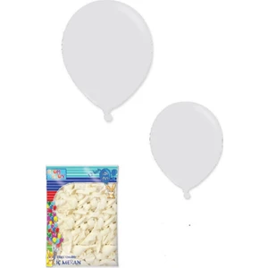 Balon Beyaz Renk 100 Adet