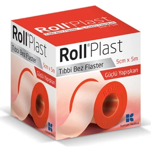 Plast 5X5 M Tıbbi Flaster Çinko Oksitli Kauçuk Yapışkanlı