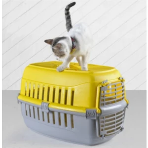Kedi Taşıma Çantası Box Sarı Renk