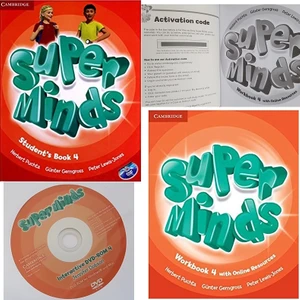 Cambridge University Press Super Minds 4 Student's Book With DVD -Rom & Workbook With Online Resources