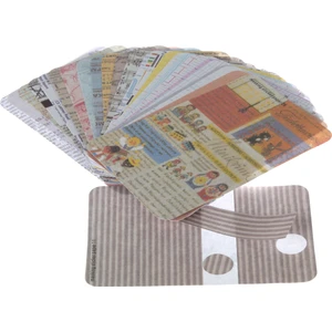 Vox Art 27'li Renkli Kağıt Bant Set-Metal Kutu Hazır Kesimli 6,5 x 9 cm