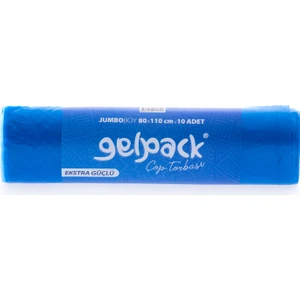 Extra Güçlü Çöp Torbası Jumbo Boy 80X110 cm