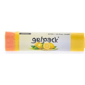 Büzgülü Limon Kokulu Büyük Boy Çöp Torbası 65X70 cm