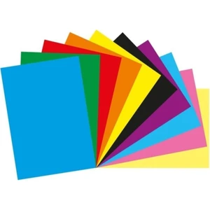 Fon Kartonu Karışık 10 Renk 25 x 35 cm