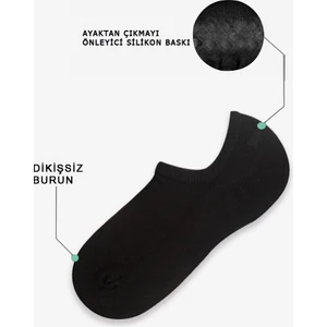 Mem Socks 6'lı Silikonlu Sneaker (Görünmez) Çorap