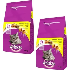 Tavuk Etli ve Sebzeli Yetişkin Kedi Maması 1,4 kg (2 Adet)