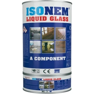Isonem Lıquıd Glass Sıvı Cam-Şeffaf ve Parlak Su Izolasyonu 2 kg Set
