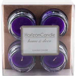 Horizon Mum Kavanoz Mum Lavanta Kokulu 4'lü Paket