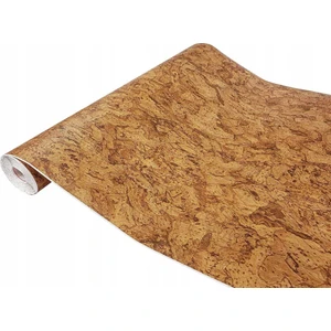 346-0119 Ahşap Mantar Desen Yapışkanlı Folyo 45 cm x 1 mt