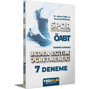 Yediiklim Yayınları 2021 ÖABT Spor Kütüphanesi Beden Eğitim Öğretmenliği Tamamı Çözümlü 7 Deneme