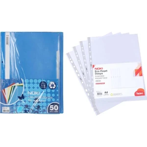 Eco Telli Dosya Mavi 50'li + Noki Eco Poşet Dosya 100'LÜ