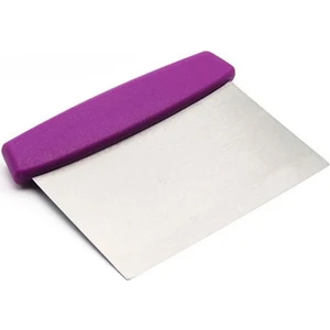 Çelik Hamur Kesici Kazıyıcı Pasta Kek Dekorasyon Spatula Aleti