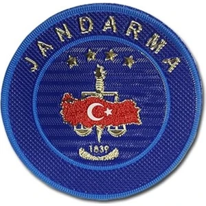 Seyhan Askeri Malzeme Jandarma Asayiş Arması Cırtlı Patch, Askeri Peç