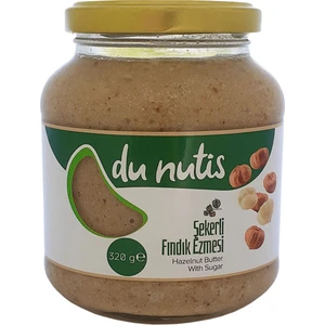 Du Nutis Dunutis Şekerli Fındık Ezmesi - 320 gr Cam Kavanoz