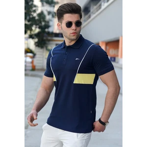 Lacivert Polo Yaka Erkek Tişört 5243
