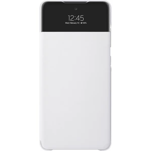 Galaxy A72 Smart S View Wallet Cover -Beyaz