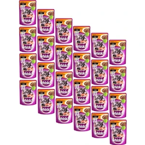 Junior Pouch Tavuklu Yavru Kedi Yaş Maması 100 gr (24 Adet)