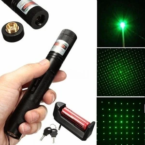 Kama Star Yeşil Şarjlı Lazer Pointer - 10 Km Etkili Kamp Doğa Spor Lazeri (Trendtahtakale)