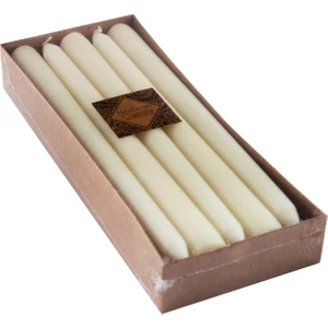 Horizon Mum  şamdan Mum Krem 10'lu  Paket