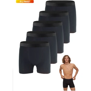 Erkek Boxer Likralı 5'li Premium Paket