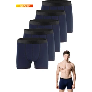Erkek Boxer Likralı 5'li Premium Paket