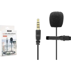 HD571 Mikrofon Yaka Telefon Aux 3.5mm 90 cm 3 Boğumlu
