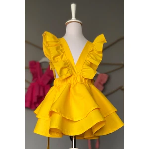 Cool and Shark Fırfır Askılı Elbise