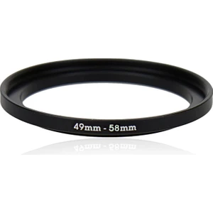 49-58MM Dönüştürücü Step Up Halka Filtre Adaptör 49MM-58MM