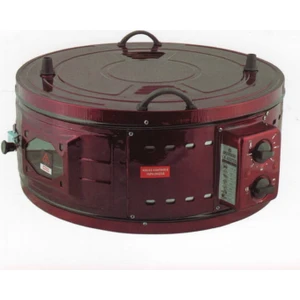 Sülale Boyu Termostatlı Yuvarlak Tek Tepsili Emaye Davul Fırın 57 cm DD1150