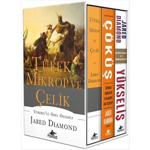 Tüfek, Mikrop ve Çelik Üçlemesi Kutulu Özel Set (3 Kitap Karton Kapak) - Jared Diamond