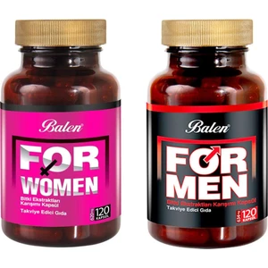 For Women 1 Adet + Balen For Men 1 Adet