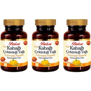 Kabak Çekirdeği Yağı Kapsülü 1380 Mg 3X100 Adet