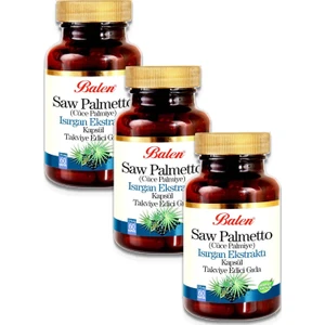 Saw Palmetto Isırgan Ekstraktı Çinko 375MG 60 Kapsül 3 Adet