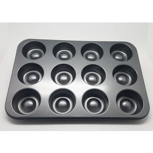 Mitra 12LI Yapışmaz Teflon Kaplı Borulu Muffin Kek Kalıbı