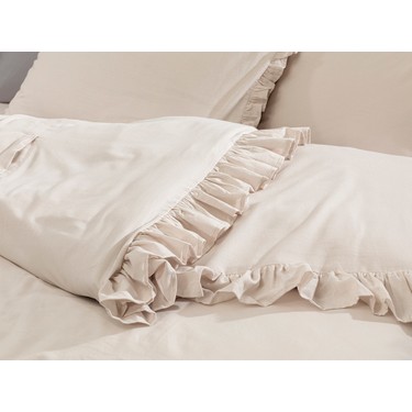 English Home Donna Firfirli Flamli Cift Kisilik Nevresim Fiyati