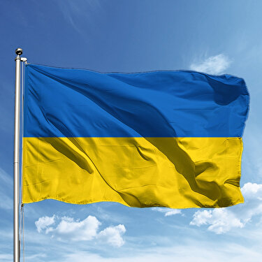 Özgüvenal Ukrayna Bayrağı 100 x 150 cm