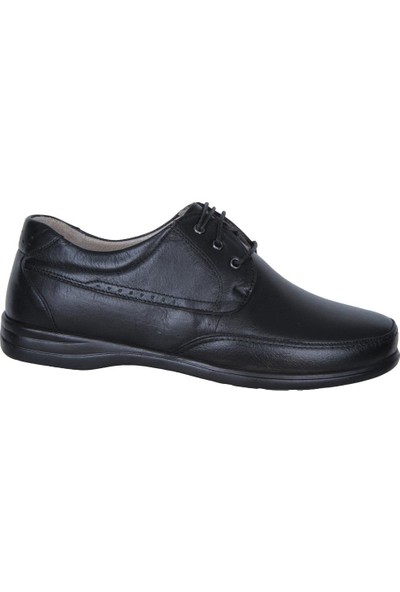 Balayk 1094 Siyah Poli Hakiki Deri Günlük Klasik Erkek Ayakkabı