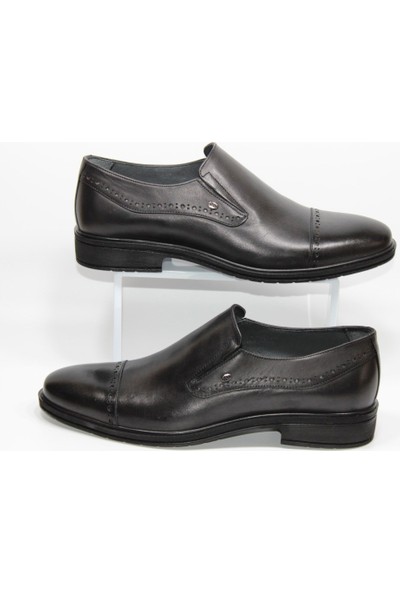 Berenni deri Poliüretan Taban Maskaratlı Zımbalı Model Klasik Erkek Ayakkabı