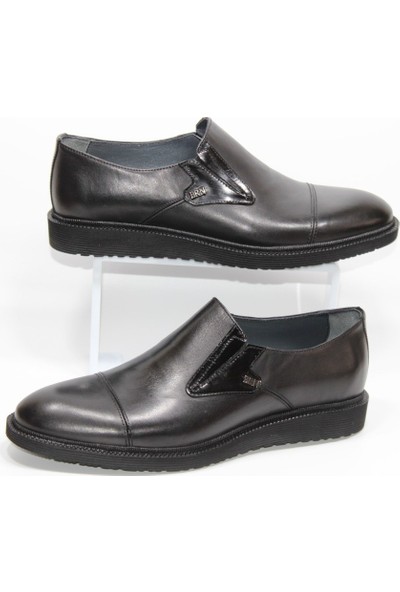 Berenni deri Poliüretan Düz Taban Maskaratlı Model Klasik Erkek Ayakkabı