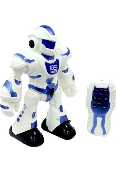 Asya Oyuncak Robot Sesli Işıklı Kumandalı Dans Eden Robot Mavi