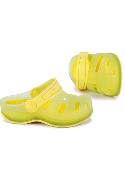 Igor S10251 Surfi Kız/erkek Çocuk Terlik Deniz Ayakkabısı Sarı