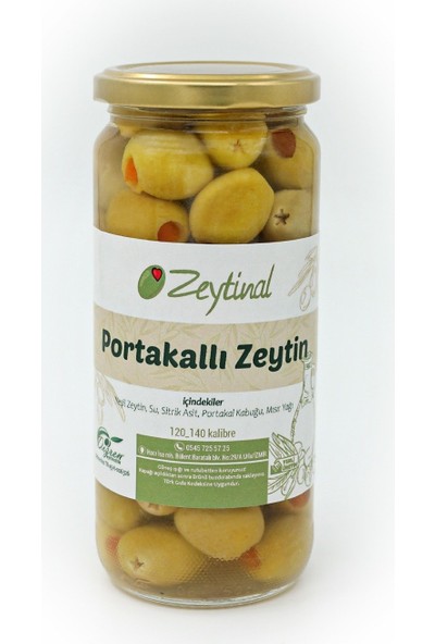 Zeytinal Portakallı Zeytin - 300 gr