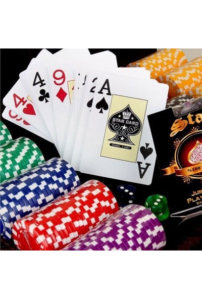 Star Deri Çanta Poker Çipi 400 Lük