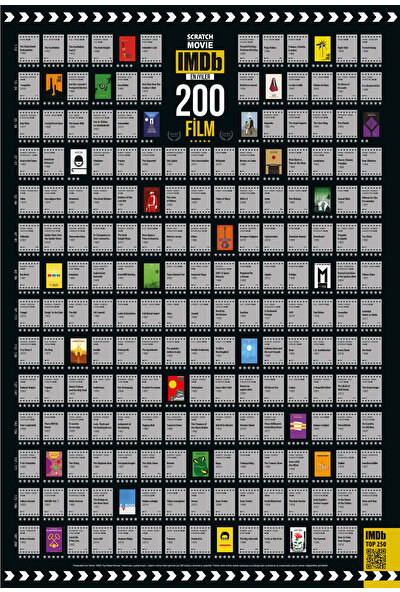 Scratch Map Imdb 200 Kazı Izle Kazınabilir En Iyi 200 Film Posteri Tüm Zamanların En Iyileri Dev Boy Xl