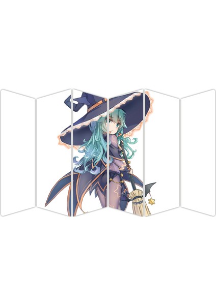 Anime Kız Cadı Mdf TABLO-0023 Model-B